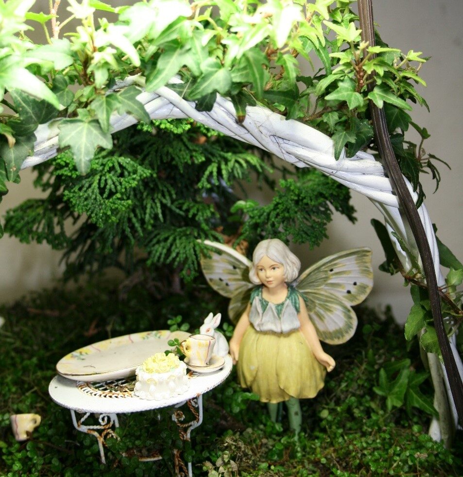 Indoor Fairy Garden Tea Party